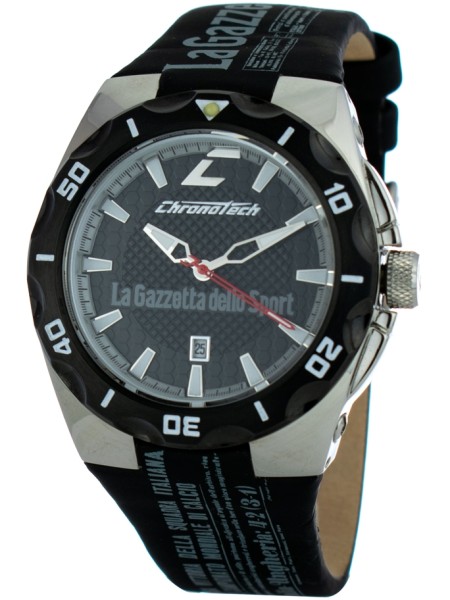 Chronotech CT7935M-12 men's watch, cuir véritable strap
