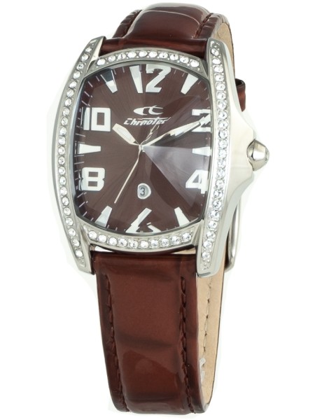 Chronotech CT7988LS-63 ladies' watch, real leather strap