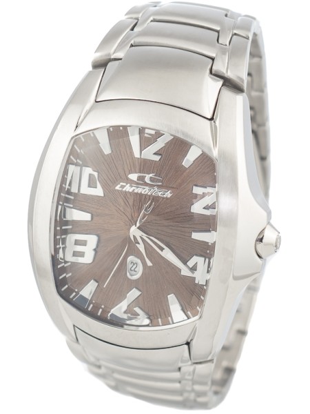 Chronotech CT7988M-65M men's watch, stainless steel strap