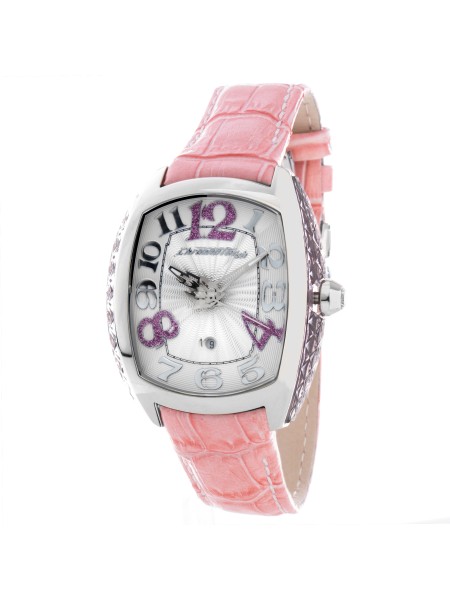 Chronotech CT7998L-07 ladies' watch, real leather strap