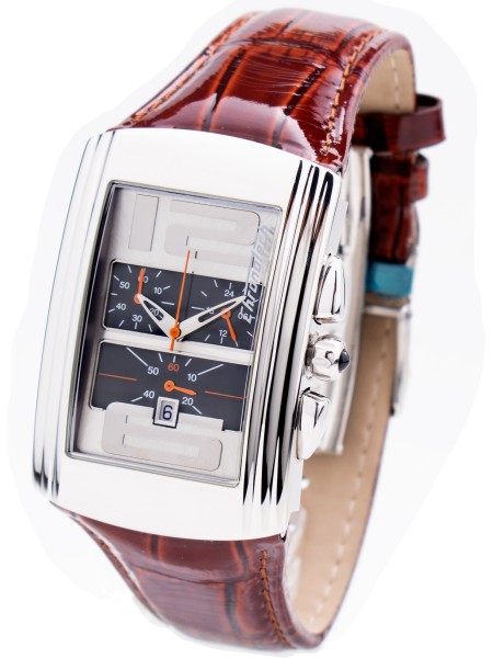 Chronotech CT7018M-03MT men's watch, cuir véritable strap