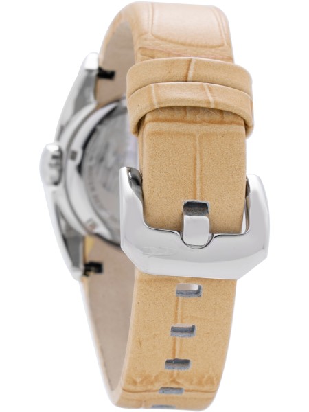 Chronotech CT7704LS-0A Relógio para mulher, pulseira de cuero real