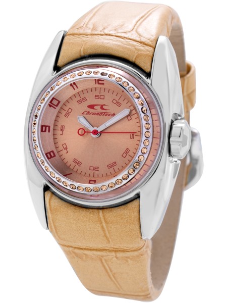 Chronotech CT7704LS-0A dámske hodinky, remienok real leather