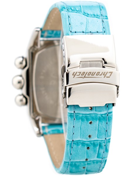 Chronotech CT9643-01 ladies' watch, real leather strap