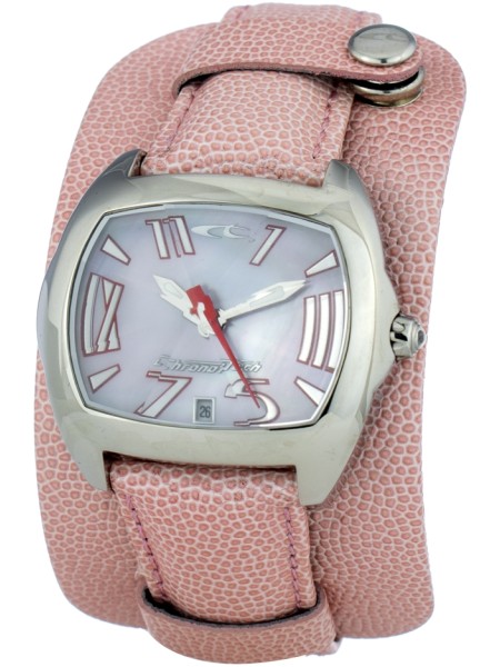 Chronotech CT2188L-23 ladies' watch, real leather strap