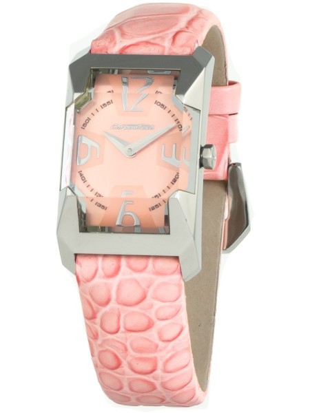 Chronotech CT6024L-03 ladies' watch, real leather strap