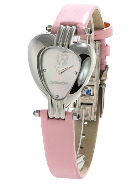Chronotech CT7333L-05 ladies' watch, real leather strap