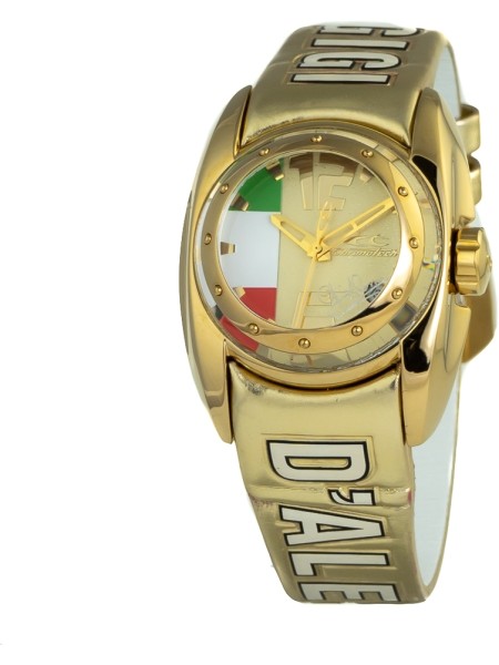 Chronotech CT7704B-36 Relógio para mulher, pulseira de cuero real
