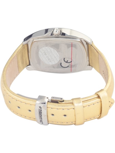 Chronotech CT7813L-01S Relógio para mulher, pulseira de cuero real