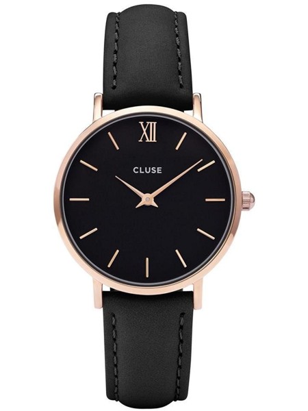 Cluse CL30022 ladies' watch, real leather strap