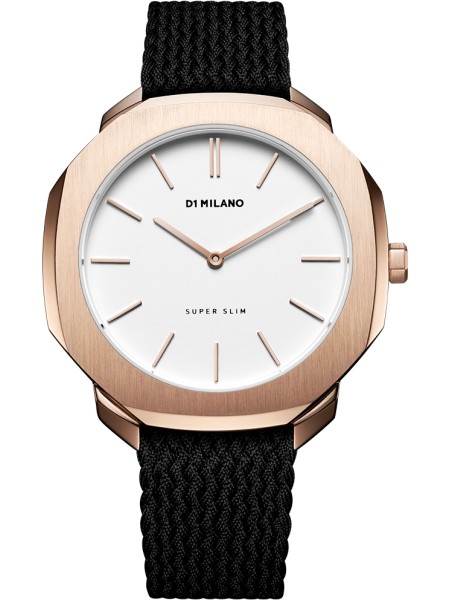 D1 Milano SSPL04 γυναικείο ρολόι, με λουράκι real leather