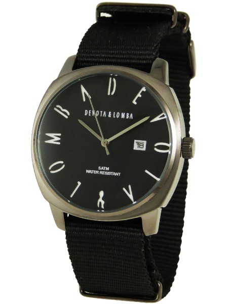 Devota & Lomba DL008MSPBK-01 men's watch, nylon strap