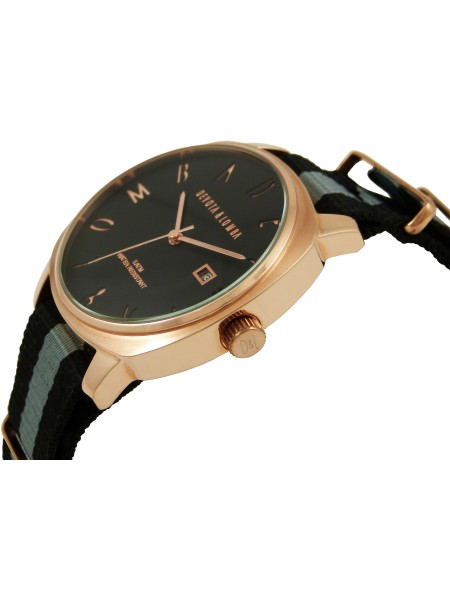 Devota & Lomba DL008MSPBK-GR men's watch, nylon strap