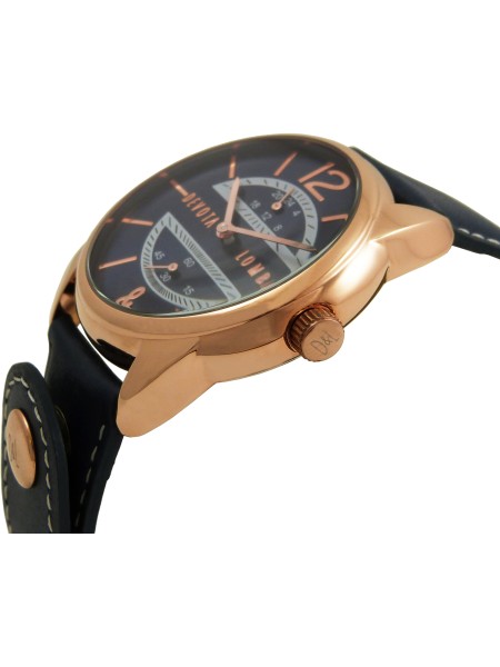 Devota & Lomba DL009MMF-03BL men's watch, real leather strap