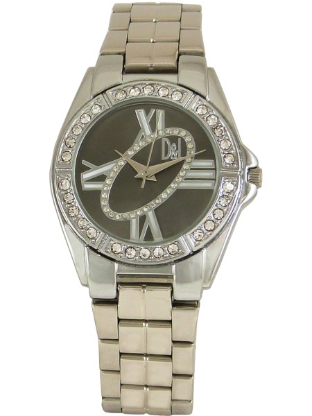 Devota & Lomba DL011W-01BLAC naisten kello, stainless steel ranneke
