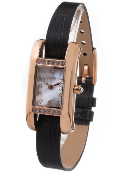 Folli Follie WF13B064SPW γυναικείο ρολόι, με λουράκι real leather