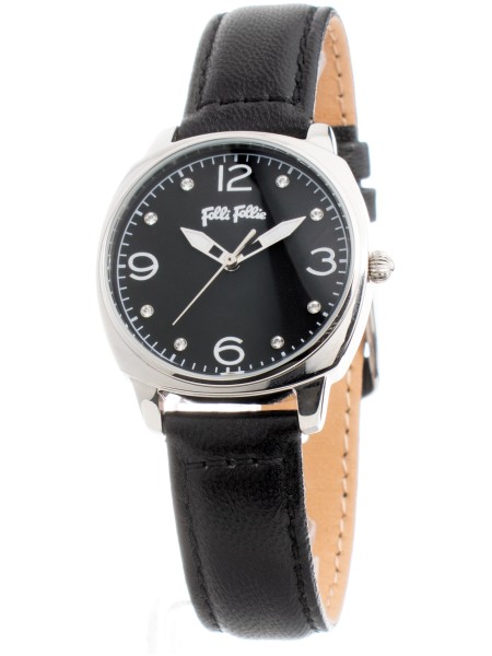 Folli Follie WF14T021SSK ladies' watch, real leather strap