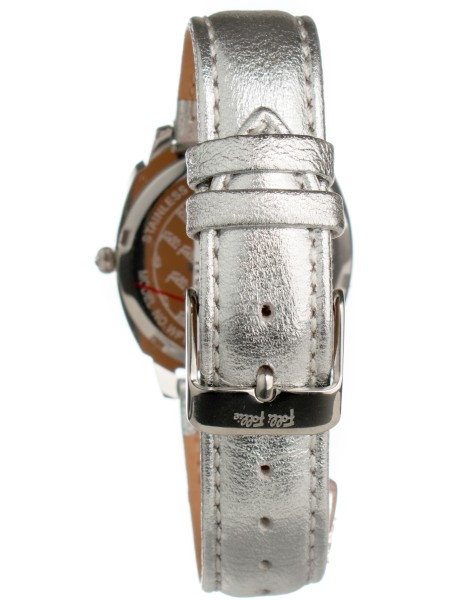 Folli Follie WF14T021SSS Relógio para mulher, pulseira de cuero real