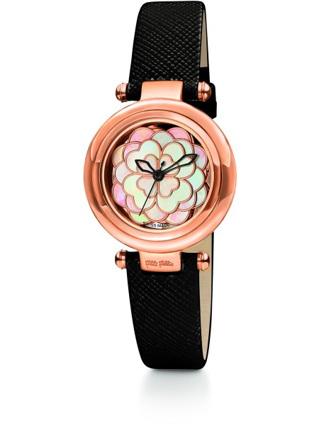 Folli Follie WF15R009SPW Relógio para mulher, pulseira de cuero real