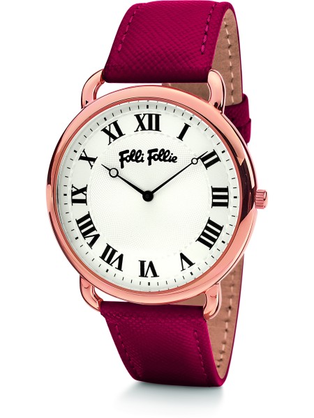 Folli Follie WF16R014SPR naisten kello, real leather ranneke