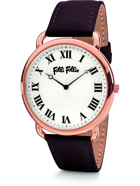Folli Follie WF16R014SPS naisten kello, real leather ranneke