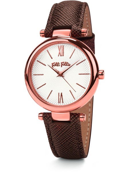 Folli Follie WF16R029SPS Γυναικείο ρολόι, real leather λουρί