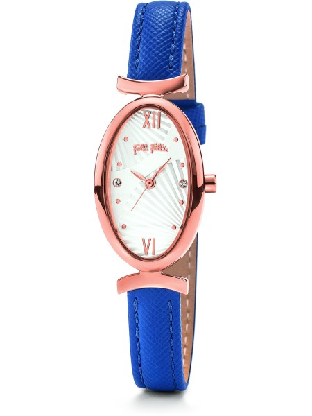 Folli Follie WF16R031SS Γυναικείο ρολόι, real leather λουρί