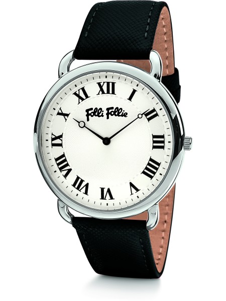 Folli Follie WF16T014SP Relógio para mulher, pulseira de cuero real