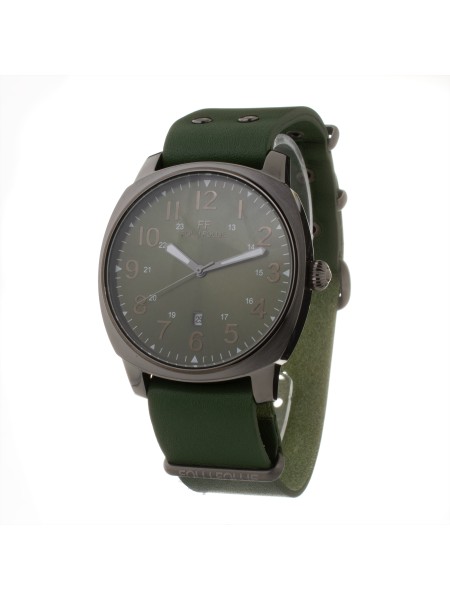 Folli Follie WT14T001SDVM men's watch, real leather strap