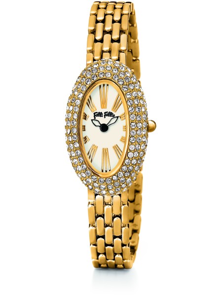 Folli Follie WF13C041BPW Relógio para mulher, pulseira de acero inoxidable