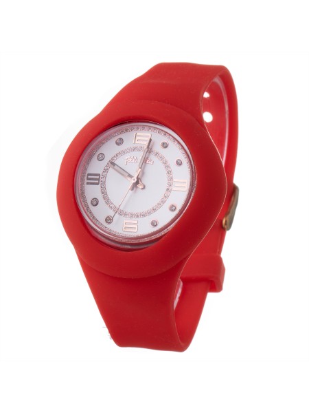 Folli Follie WF13P020ZSR γυναικείο ρολόι, με λουράκι silicone