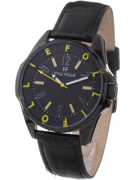 Folli Follie WF13Y006SPY γυναικείο ρολόι, με λουράκι real leather