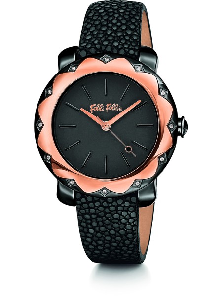 Folli Follie WF14E002SPK ladies' watch, real leather strap