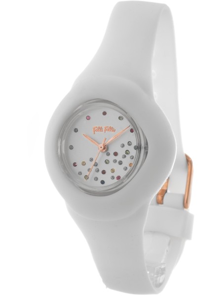 Folli Follie WF15P044ZSS γυναικείο ρολόι, με λουράκι silicone