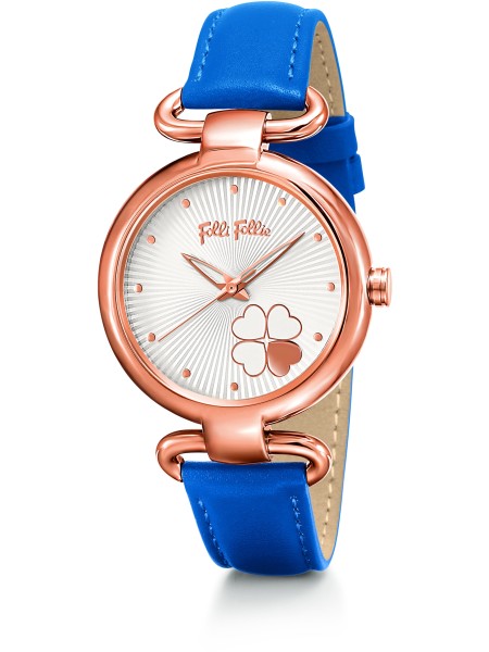 Folli Follie WF15R029SPA Γυναικείο ρολόι, real leather λουρί