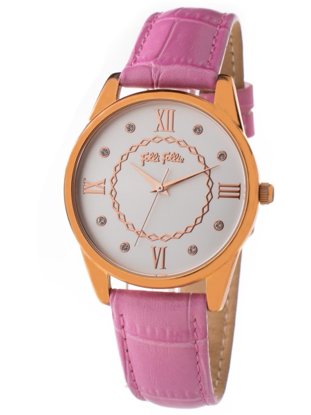 Folli Follie WF16R016SSRO Γυναικείο ρολόι, real leather λουρί