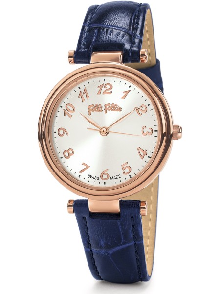 Folli Follie WF16R028SPS γυναικείο ρολόι, με λουράκι real leather