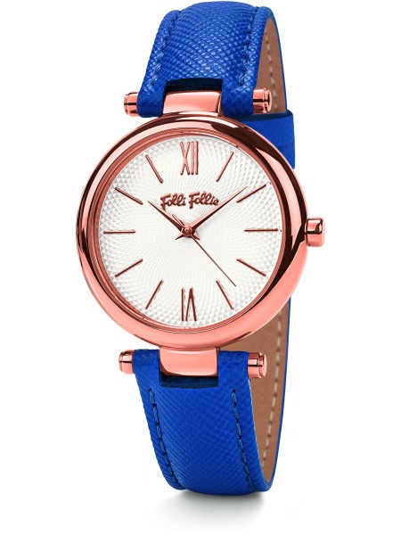 Folli Follie WF16R029SPSA Relógio para mulher, pulseira de cuero real