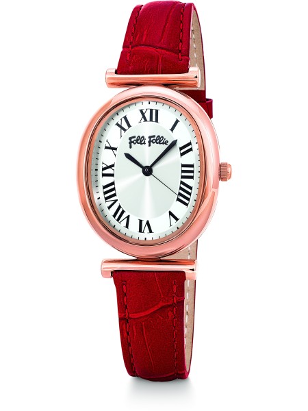 Folli Follie WF18R029SPS Γυναικείο ρολόι, real leather λουρί