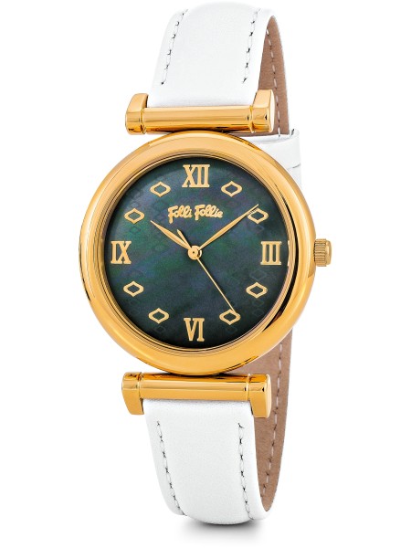 Folli Follie WF19G001SPA Γυναικείο ρολόι, real leather λουρί
