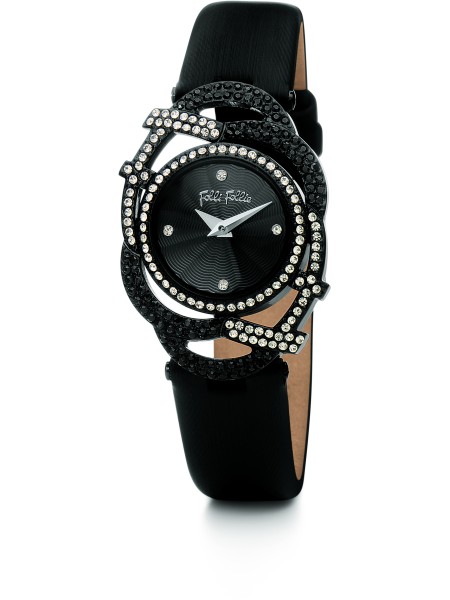 Folli Follie WF1E003SSK γυναικείο ρολόι, με λουράκι real leather