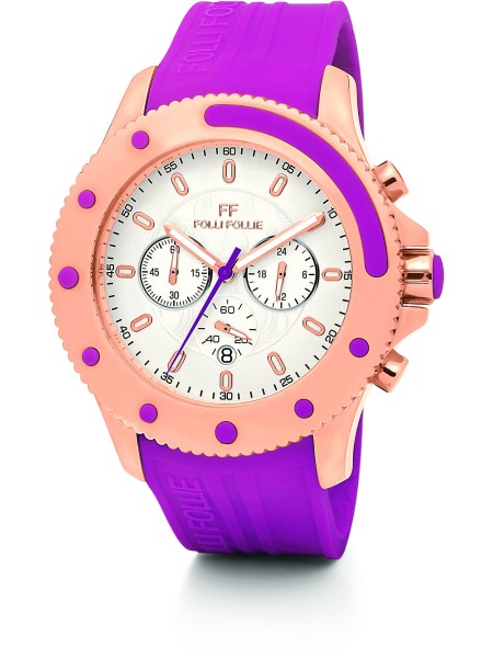 Folli Follie WF1R043ZEP ladies' watch, rubber strap | Dialando