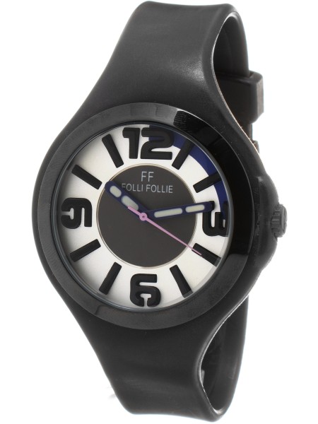 Folli Follie WF1Y045ZPS Relógio para mulher, pulseira de silicona