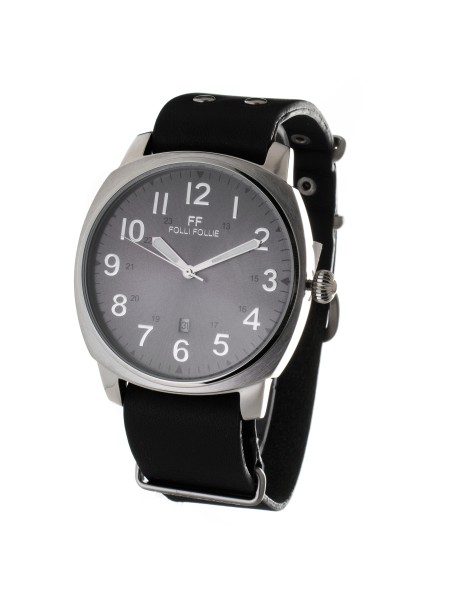 Folli Follie WT14T0015DFDF Γυναικείο ρολόι, real leather λουρί