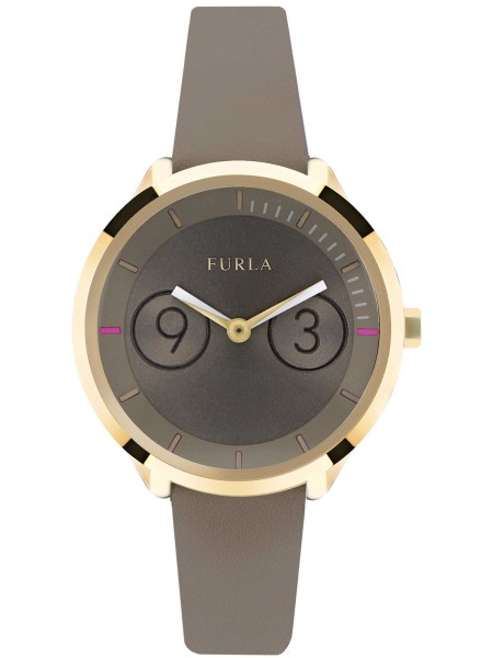 Furla R4251102510 ladies' watch, real leather strap