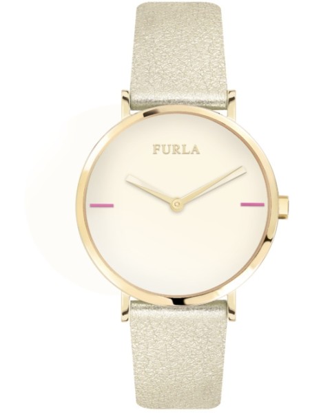 Furla R4251108519 ladies' watch, real leather strap