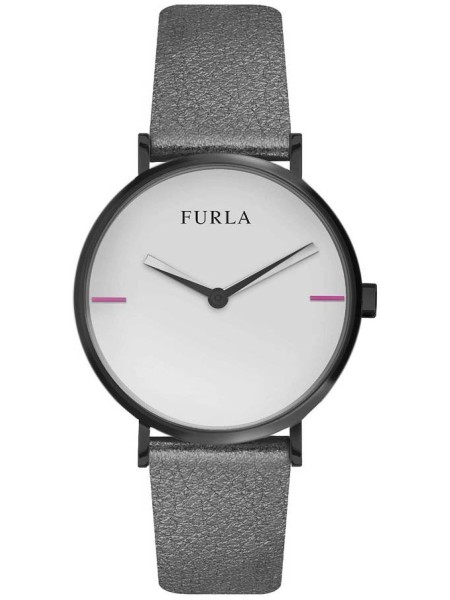 Furla R4251108520 ladies' watch, real leather strap