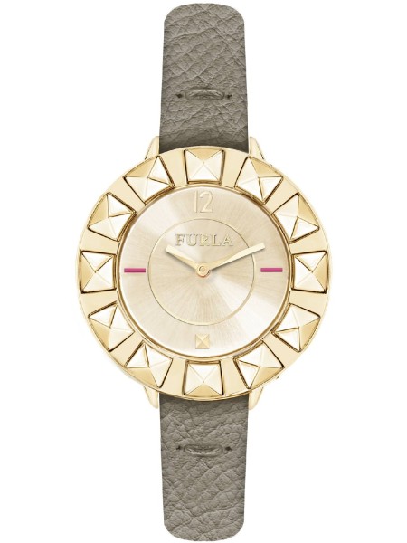 Furla R4251109515 ladies' watch, real leather strap