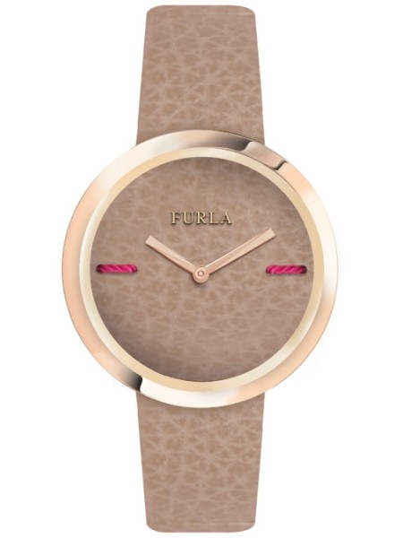 Furla R4251110502 ladies' watch, real leather strap