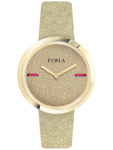 Furla R4251110507 Relógio para mulher, pulseira de cuero real